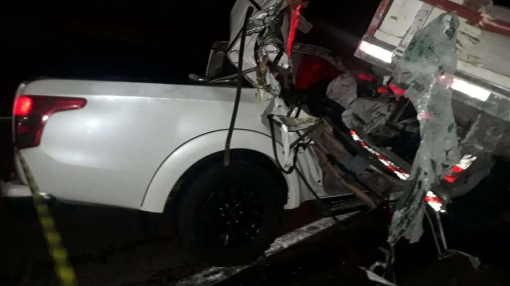 Motorista morreu em uma colisão traseira na PR-151em Castro.