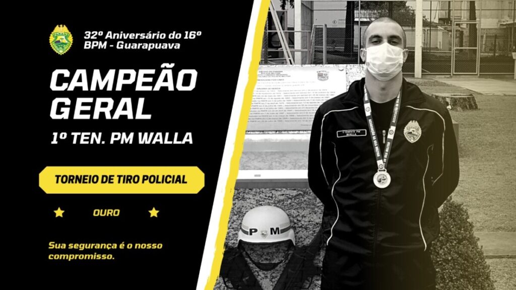 POLICIAIS MILITARES DE PRUDENTÓPOLIS SE DESTACAM EM COMPETIÇÃO DE TIRO EM GUARAPUAVA..
